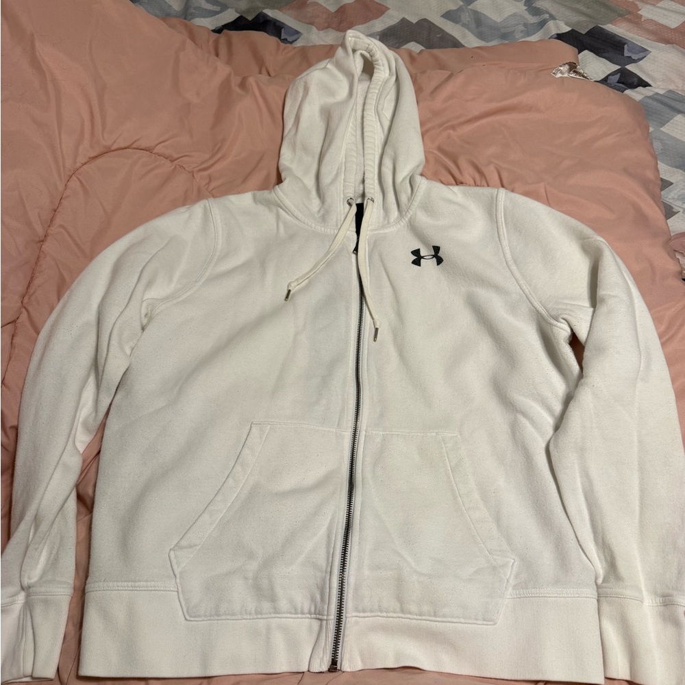 Under Armour Cream Fleece Hoodie